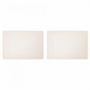 Набор из 2-х подстановочных прямоугольных салфеток, 33 х 48 см, пвх, кремовый, серия Art Frame, WO HOME, Германия, Салфетки подстановочные