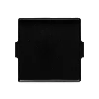 Блюдо с ручками LATTITUDE BLACK, 22.4 х 20.7 см, керамика, черный, серия Notos, COSTA NOVA, Португалия, 