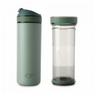 Термокружка Recharge, 460 мл, нержавеющая сталь, силикон, серия Anytime, VIVA Scandinavia, Дания, Скидка до -20% на Viva Scandinavia