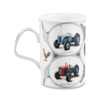Кружка «Ретро машины Грузовой транспорт», 320 мл, костяной фарфор, декор, серия Ланкастер, ROY KIRKHAM, Великобритания_00814120064404258717.jpg
