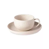 Пара чайная Vanilla, 220 мл, керамика, кремовый, серия Pacifica, COSTA NOVA, Португалия, 