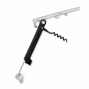 Штопор официанта, нержавеющая сталь, серебристый/черный, серия Rabbit, KITCHEN CRAFT, Великобритания, Штопоры