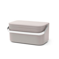 Контейнер для пищевых отходов, 1,8 л, пластик, серый, серия Sink Side, BRABANTIA, Бельгия_00809000057005283578.jpg