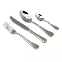 Набор столовых приборов 24 предмета, на 6 персон, сталь, серия Rocco, HERDMAR, Португалия, 