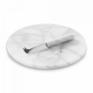 Доска с ножом для нарезки сыра, 26 см, мрамор, серия Marble, JUDGE, Великобритания, Блюда и доски для подачи сыра