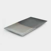 Блюдо прямоугольное, 34.5 x 19.5 см, фарфор, черно-серое, в крапинку, серия Umi, MAXWELL WILLIAMS, Австралия_00822680053890242879.jpg