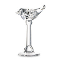 Подсвечник Ранняя Пташка, 21 см, стекло, прозрачный, Rasteli, Бельгия_00812030037905135716.jpg