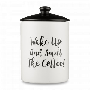 Банка для хранения кофе, 650 мл, фарфор, белый, черный, серия Carnaby Script, PRICE &amp; KENSINGTON, Великобритания, PRICE & KENSINGTON (Великобритания)