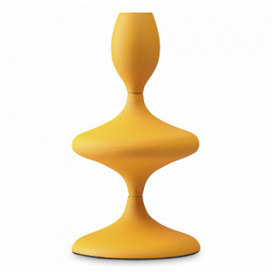 Подсвечник на одну свечу, 20 см, металл, оранжевый, серия Vivlend, BERGENSON BJORN, Великобритания, Подсвечники и канделябры