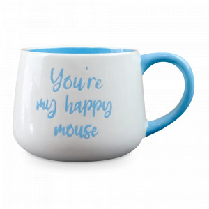 Кружка Мышонок, 400 мл, керамика, голубой, серия Animals, REPAST, Чехия, Кружки REPAST