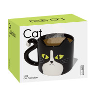 Кружка 3D, 480 мл, керамика, черный, белый, серия Cat, DOIY, Испания_00822820051899247398.jpg