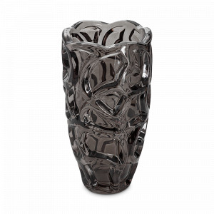 Ваза для цветов «Узоры», 29 см, стекло, коричневый, серия Galaxy, ANNA LAFARG, Китай, Предметы интерьера ANNA LAFARG