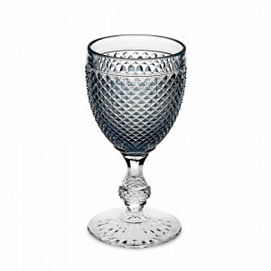 Бокал для белого вина, 280 мл, стекло, голубой, серия Bicos, VISTA ALEGRE, Португалия, Фужеры для белого вина