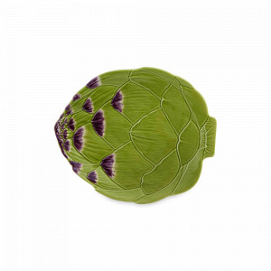 Тарелка закусочная «Артишок», 23,5 х 20,3 х 2,4 см, керамика, салатовый, декор, серия Артишок, Bordallo Pinheiro, Португалия, BORDALLO PINHEIRO (Португалия)