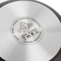 Кастрюля для индукционных плит с антипригарным покрытием, 20 см, 3.5 л, литой алюминий с алмазным порошком, черный, серия Diamant Plus, OLYMPIA, Италия_00820690063119371501.jpg