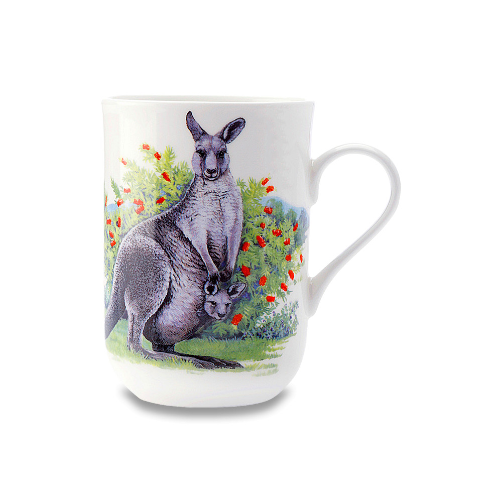 Кружка «Кенгуру», объем: 300 мл, материал: фарфор, цвет: белый, серия Животные Австралии, MAXWELL WILLIAMS, Австралия