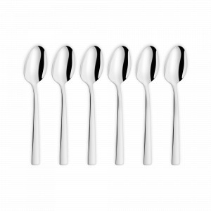 Набор из 6 кофейных ложек, 14 см, нержавеющая сталь 18/10, стальной, серия Dinner, ZWILLING J.A. HENCKELS, Германия, ZWILLING (Германия)
