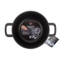 Кастрюля для индукционных плит с антипригарным покрытием, 20 см, 3.5 л, литой алюминий с алмазным порошком, черный, серия Diamant Plus, OLYMPIA, Италия_00820690063126703583.jpg