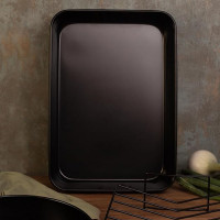 Противень с решеткой для гриля, 24 х 32 см, сталь с антипригарным покрытием, черный, серия Gardenia, GUARDINI, Италия_00820000057141906820.jpg