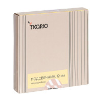 Подсвечник круглый с титановым покрытием, 12 см, нержавеющая сталь, золотой, серия Edge, TKANO, Россия_00812590062578566842.jpg