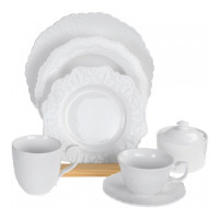 Тарелка десертная Vivien, 21 см, фарфор, белый, WALMER, Великобритания_00812230039655587070.jpg