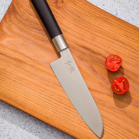 Нож кухонный, поварской Сантоку, 16.5 см, серия Wasabi Black, KAI, Япония_00810130052870518401.jpg