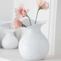 Ваза Wave, 16 см, фарфор, белый, WALLENDORFER, Германия_00813280065330731624.jpg