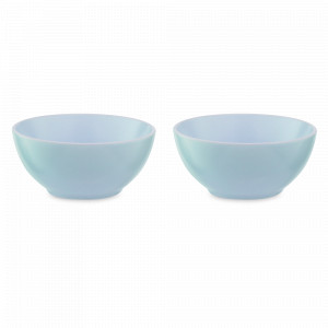 Набор порционных салатников, 2 предмета, 14 см, 470 мл, керамика, голубой, серия Simplicity, LIBERTY JONES, Россия, Наборы тарелок для кухни