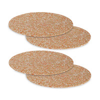 Набор из 4-х сервировочных ковриков, 30 см, пробка и переработанный материал, серия Recork, LIBERTY JONES, Россия