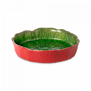 Тарелка для пасты green/red, 22 см, керамика, красный, зеленый, серия Riviera, COSTA NOVA, Португалия, Riviera COSTA NOVA