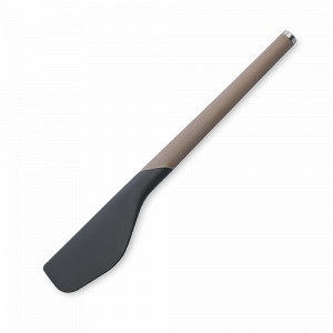 Лопатка , 32 см, нейлон, силикон, коричневый, черный, серия SmartChef, SMART SOLUTIONS, Россия, Силиконовые лопатки для сковородок
