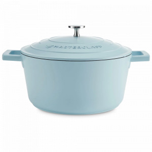 Кастрюля с крышкой , 5 л, 28 см, литой алюминий, голубой, серия MasterClass, KITCHEN CRAFT, Великобритания, Посуда алюминиевая