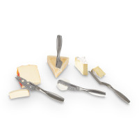 Набор ножей для сыра, 4 предмета, нержавеющая сталь, серия Монако+, BOSKA, Нидерланды_00802020060986133667.jpg