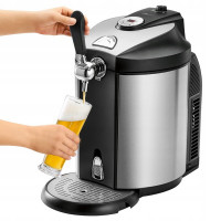 Диспенсер для пива, 5 л, пластик, черный, CLATRONIC, Германия_00818960044005215458.jpg