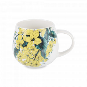 Кружка «Акация», 400 мл, фарфор, белый, декор, серия Цветы, MAXWELL WILLIAMS, Австралия, MAXWELL & WILLIAMS (Австралия)