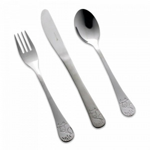 Набор детских столовых приборов 3 предмета, сталь, серия Cow, HERDMAR, Португалия, HERDMAR (Португалия)