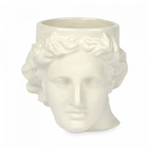 Кружка Apollo, 8.5 см, керамика, белый, DOIY, Испания, Белые кружки