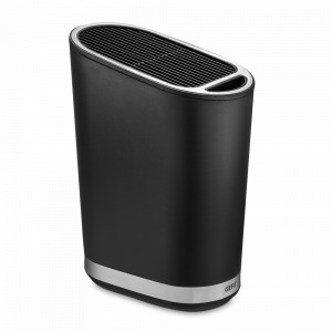 Подставка ножей СМАРТЛАЙН, 25.5 х 19 см, нержавеющая сталь 18/10, пластик, черный, GEFU, Германия, GEFU (Германия)