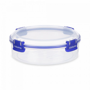 Контейнер круглый, 640 мл, пластик, серия Klip It Plus, SISTEMA, Новая Зеландия, SISTEMA (Новая Зеландия)