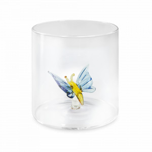 Стакан для воды «Бабочка», 250 мл, стекло, серия Monterey, WD Lifestyle, Италия, Стаканы для воды