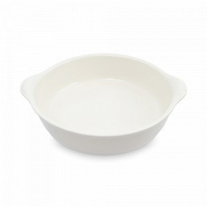 Форма круглая для запекания, 26 см, 2.2 л, керамика, бежевый, серия Baker, ANNA LAFARG, Китай, Керамическая посуда для запекания в духовке