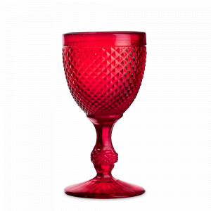 Бокал для белого вина, 280 мл, стекло, красный, серия Bicos Red, VISTA ALEGRE, Португалия, Фужеры для белого вина