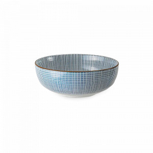 Салатник порционный Tayo Bowl, 17.8 см, 900 мл, фарфор, белый, декор, серия Sendan Tokusa, TOKYO DESIGN, Нидерланды, Салатники