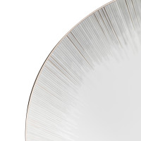 Салатник порционный, 17 см, костяной фарфор, белый, серебристый, серия Сверкающая Платина, NARUMI, Япония_00811050040366362479.jpg