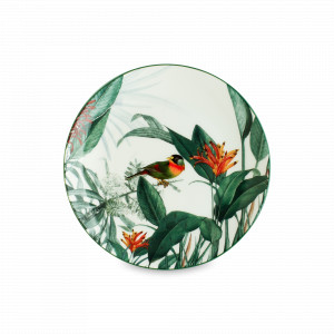 Тарелка пирожковая, 16.5 см, фарфор, белый, декор, HOMEFEEL, Россия, Тарелки хлебные