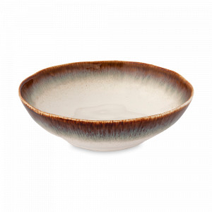 Тарелка суповая, 19 см, фарфор, коричневый, серия Nuances, EASY LIFE (R2S), Италия, Тарелки суповые