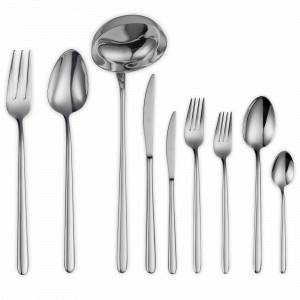 Набор столовых приборов, 75 предметов на 12 персон, нержавеющая сталь 18/10, серия Stiletto, BROGGI, Италия, BROGGI (Италия)