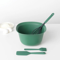Лопатка кондитерская, 22,5 см, силикон, темно-зеленый, серия Tasty+, BRABANTIA, Бельгия_00801470063471304881.jpg