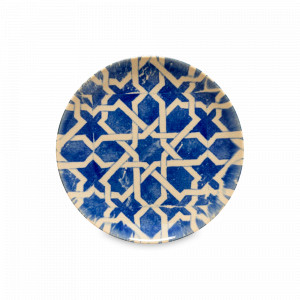 Тарелка закусочная Algarve, 21.6 см, керамика, белый, декор, серия Elements, COSTA NOVA, Португалия, Тарелки керамические