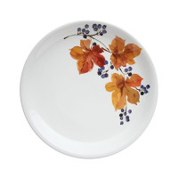 Набор из 2-х обеденных тарелок, 27 см, керамика, белый, декор, серия Autunno, NUOVA CER, Италия_00811680042051453814.jpg